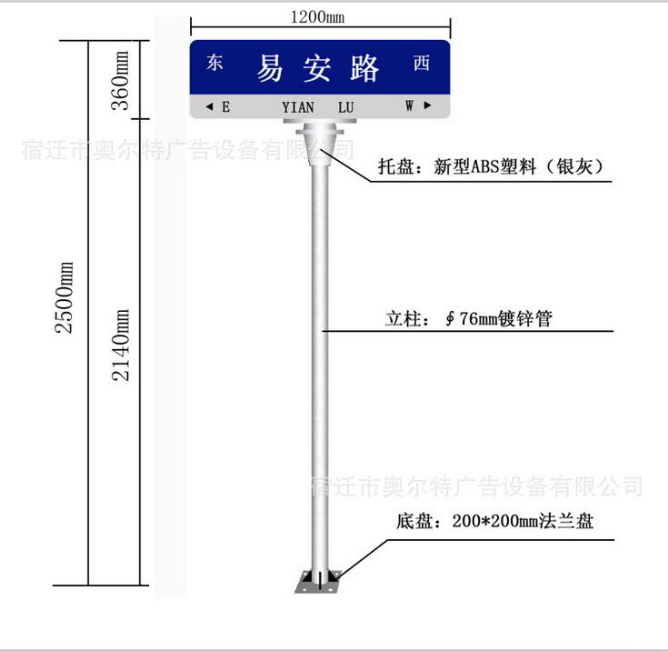 [04-15]盐城100套上海第四代路名牌装车发货